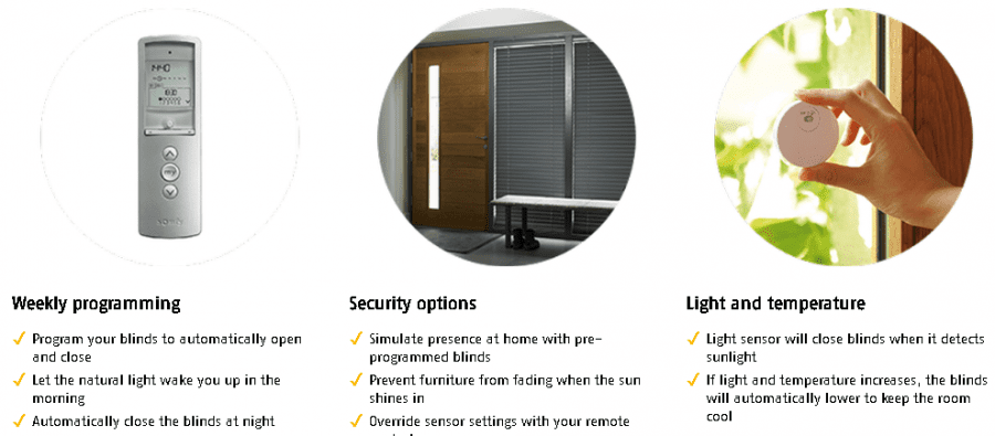 case eficiente termic senzori lumina, temperatura