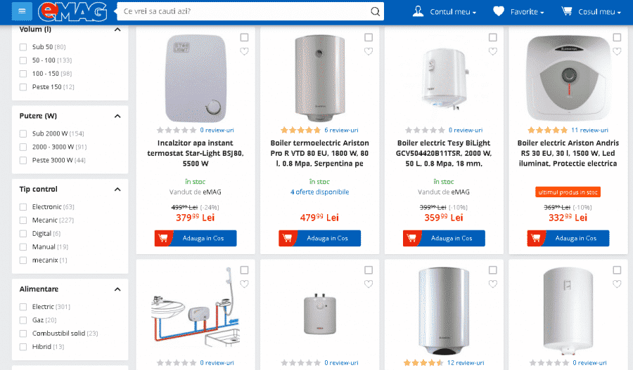 cum se alege un boiler emag