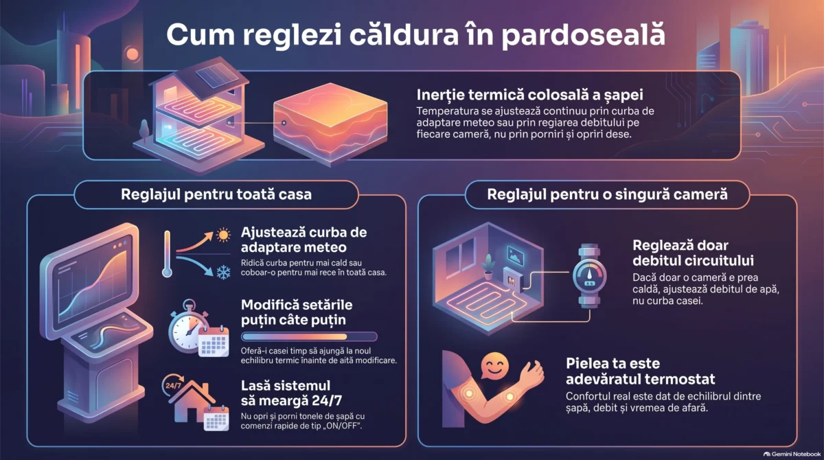 Cum reglez temperatura din casa
