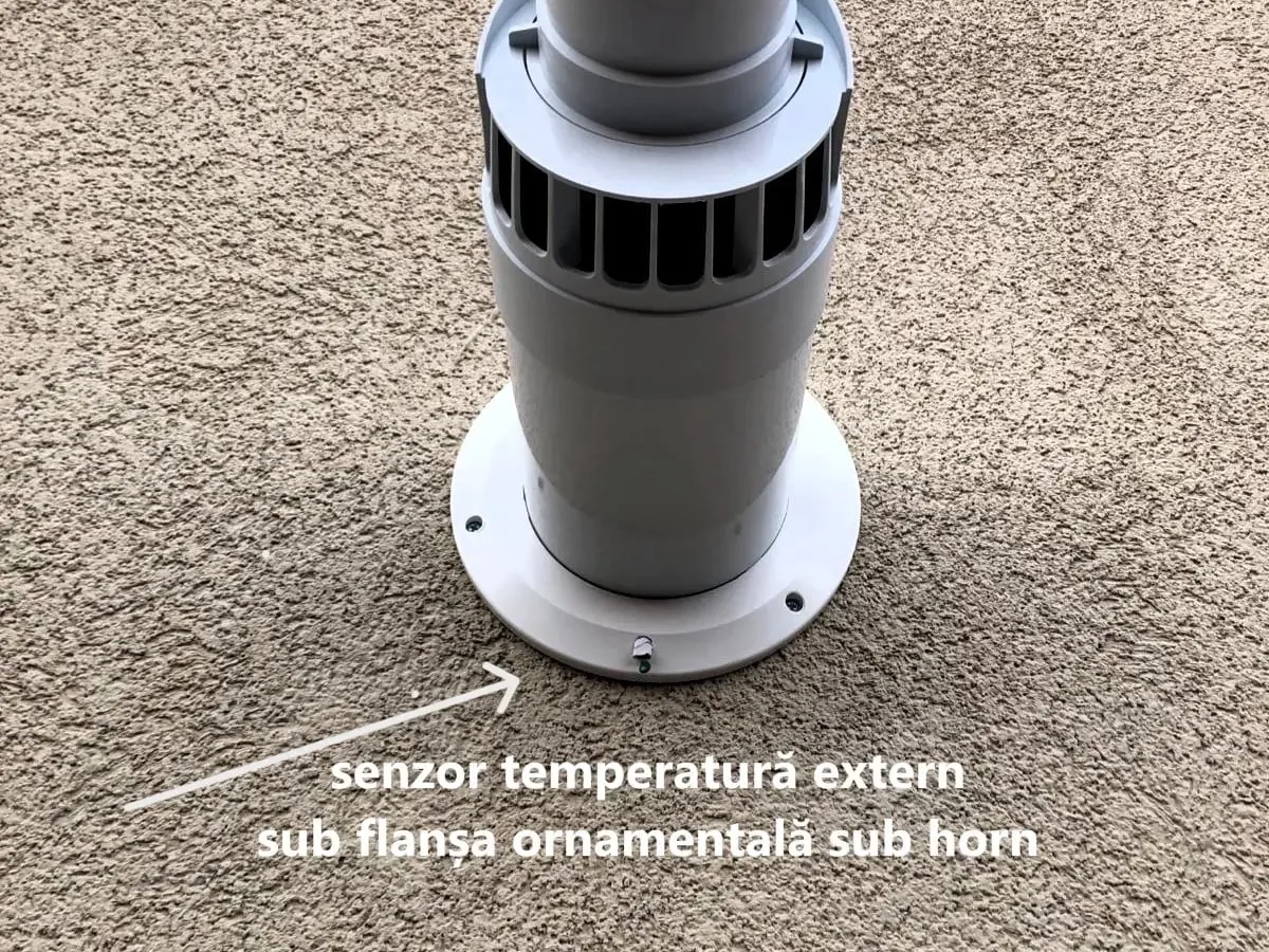 CTgaz senzor NTC sub flansa ornament