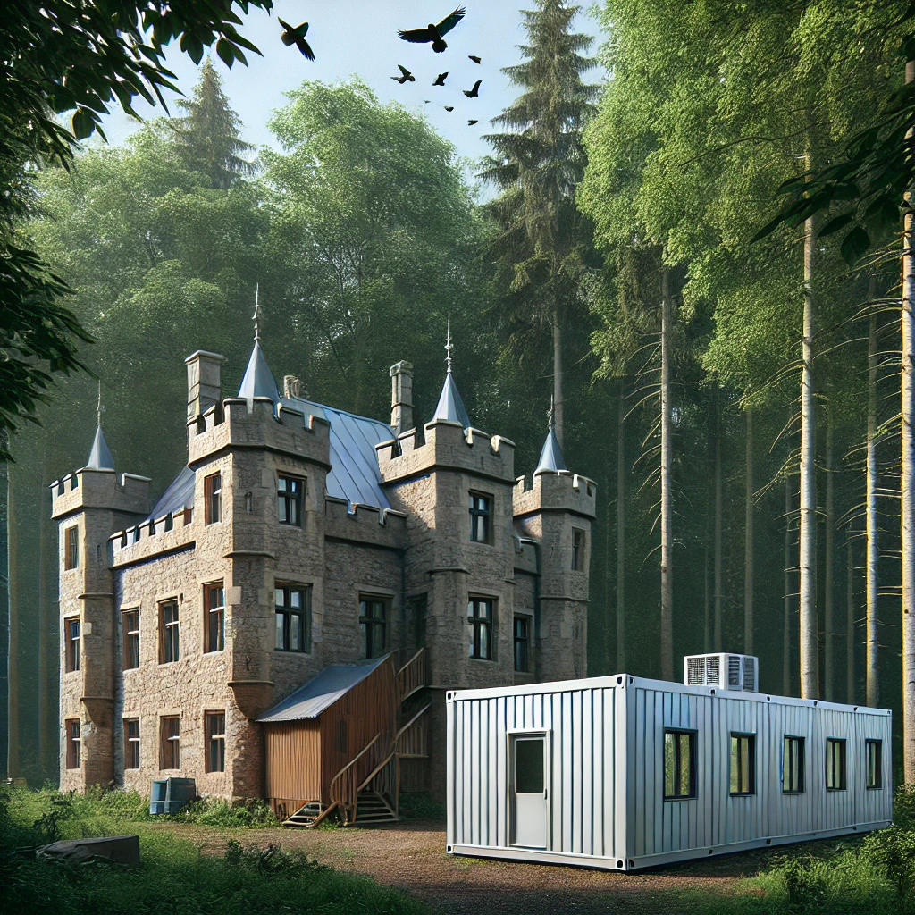 Casa usoara sau normala - castel P cu E