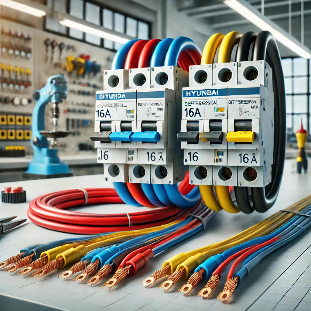 Hyundai R290 Cabluri alimentare si controler